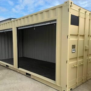 20ft shipping container with double side cargo doors