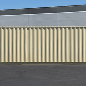 30ft refurbished shipping container with roll up door