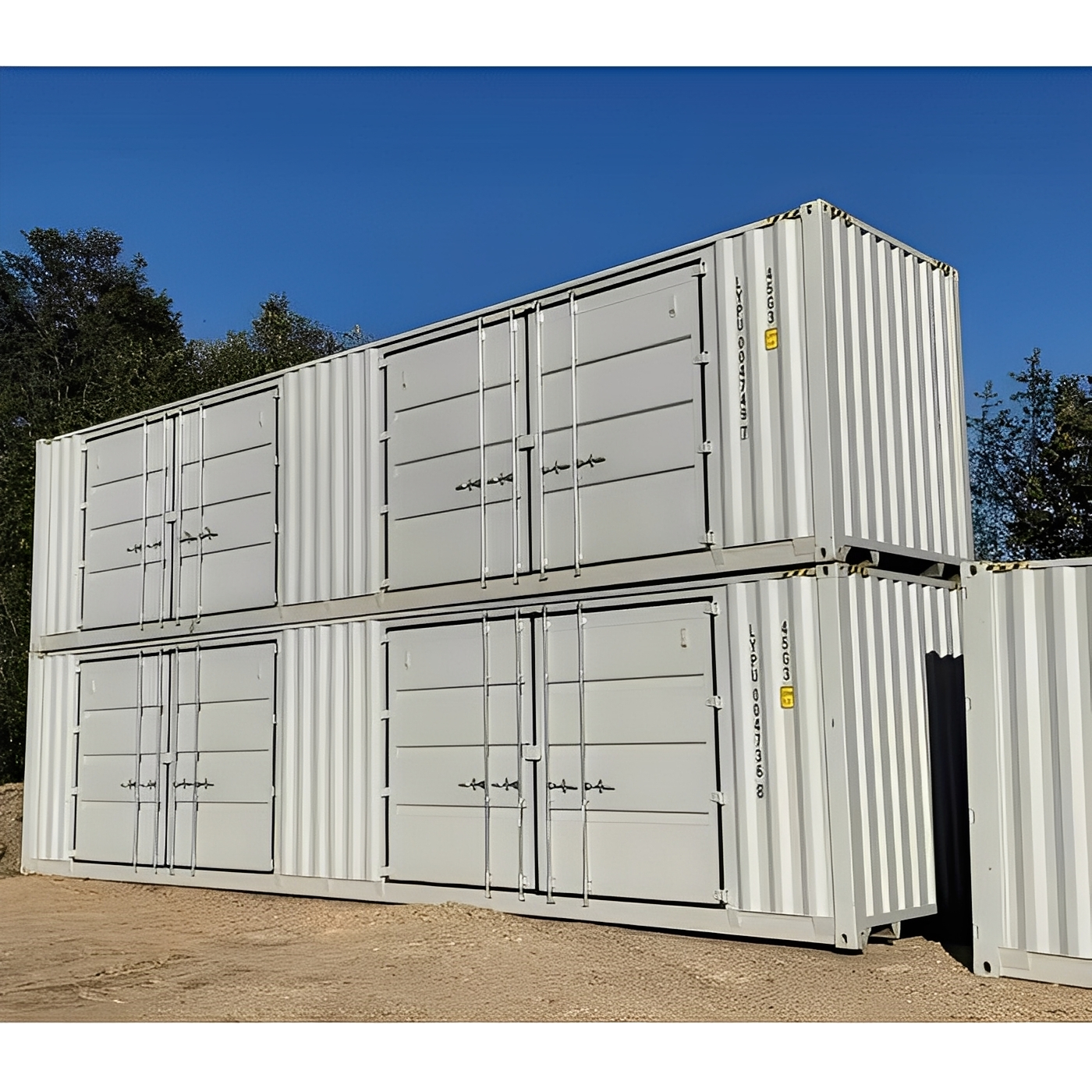 40ft high cube storage container with 2 side doors 40ft high cube storage container with 2 side doors