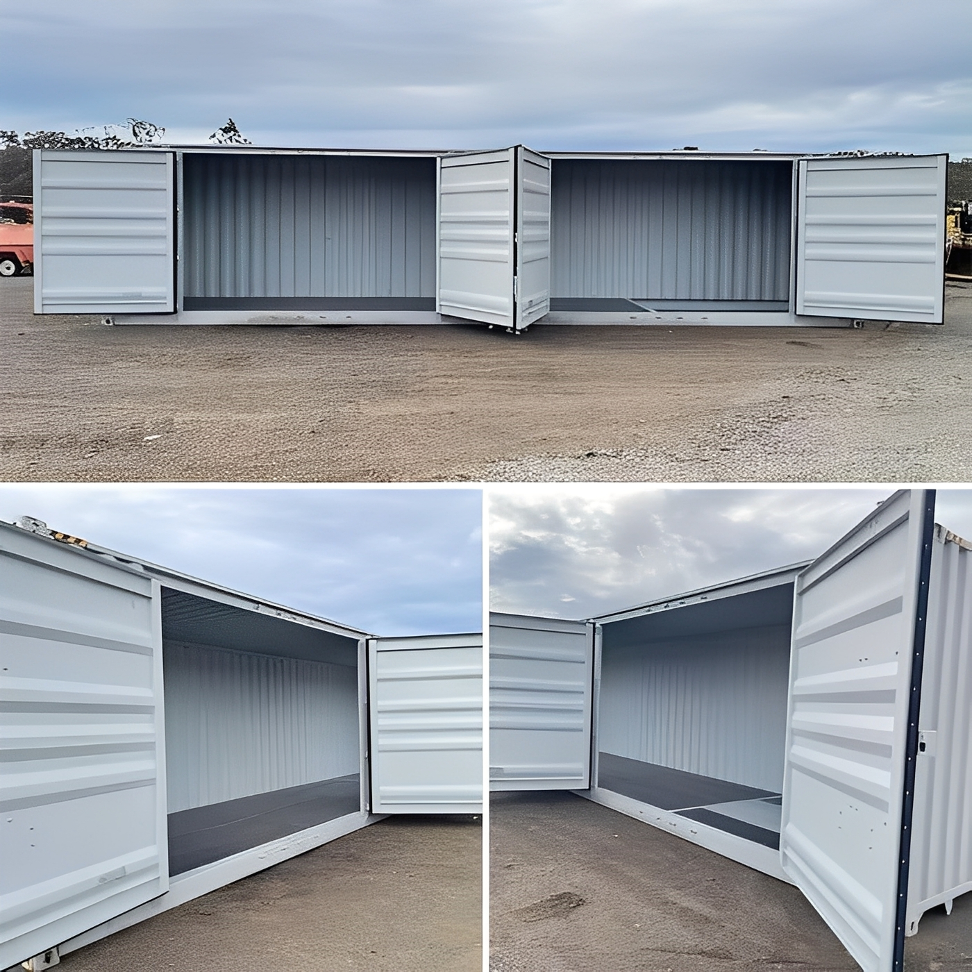 40ft high cube storage container with 2 side doors 40ft high cube storage container with 2 side doors