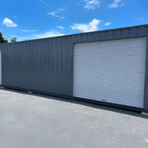 40ft shipping container with dual roll up doors