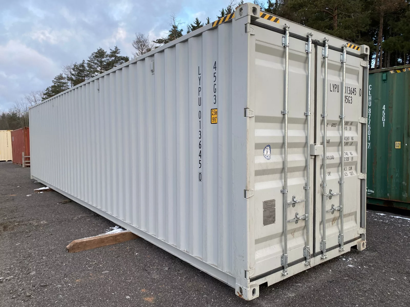 new 40′ one trip shipping container with side doors new 40′ one trip shipping container with side doors