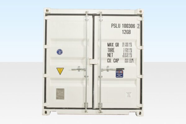 10ft x 8ft shipping container (one trip) – white 10ft x 8ft shipping container (one trip) – white
