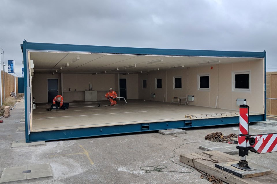 (3 bay) anti vandal modular building (3 bay) anti vandal modular building