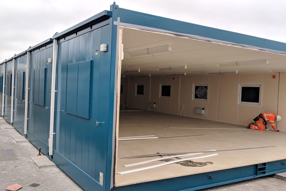 (3 bay) anti vandal modular building (3 bay) anti vandal modular building