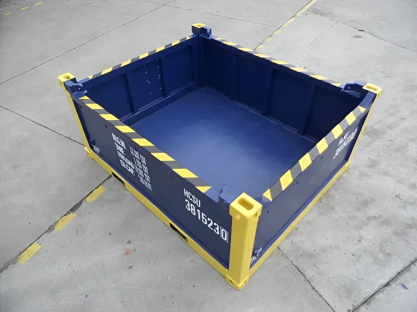 10ft dnv 2.7 1 half height open top container – stackable, corten steel, certified 10ft dnv 2.7 1 half height open top container – stackable, corten steel, certified