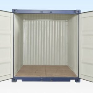 10ft x 8ft shipping container (one trip) – blue
