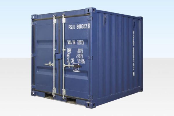 8ft shipping container one trip (blue) 8ft shipping container one trip (blue)