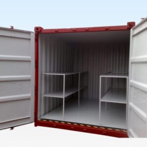 10ft x 8ft flat floor bunded store