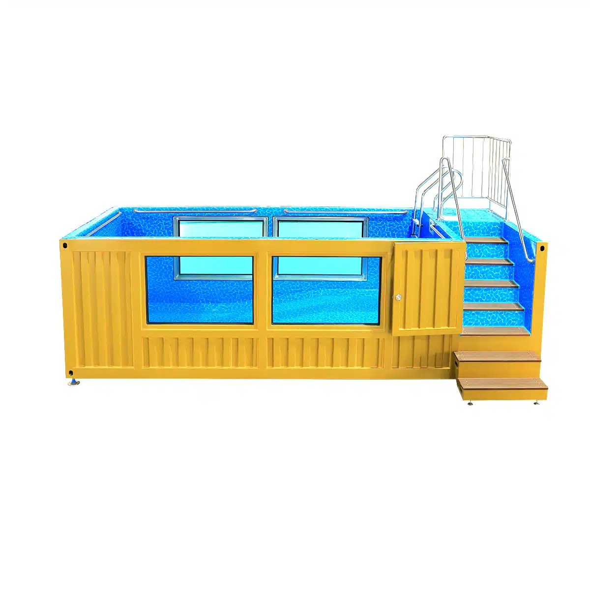 20ft luxury container swimming pool with glass viewing panel 20ft luxury container swimming pool with glass viewing panel