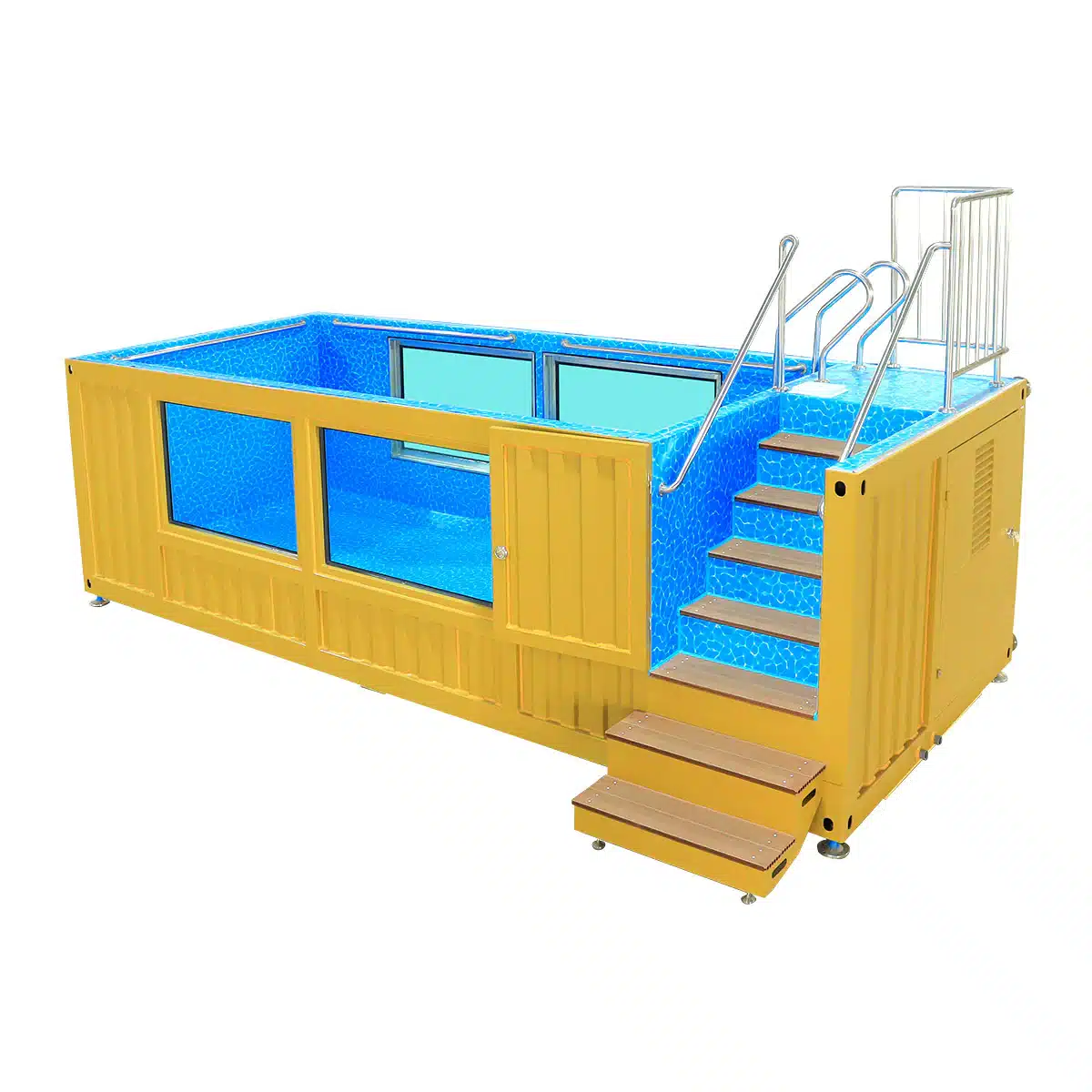 20ft luxury container swimming pool with glass viewing panel 20ft luxury container swimming pool with glass viewing panel