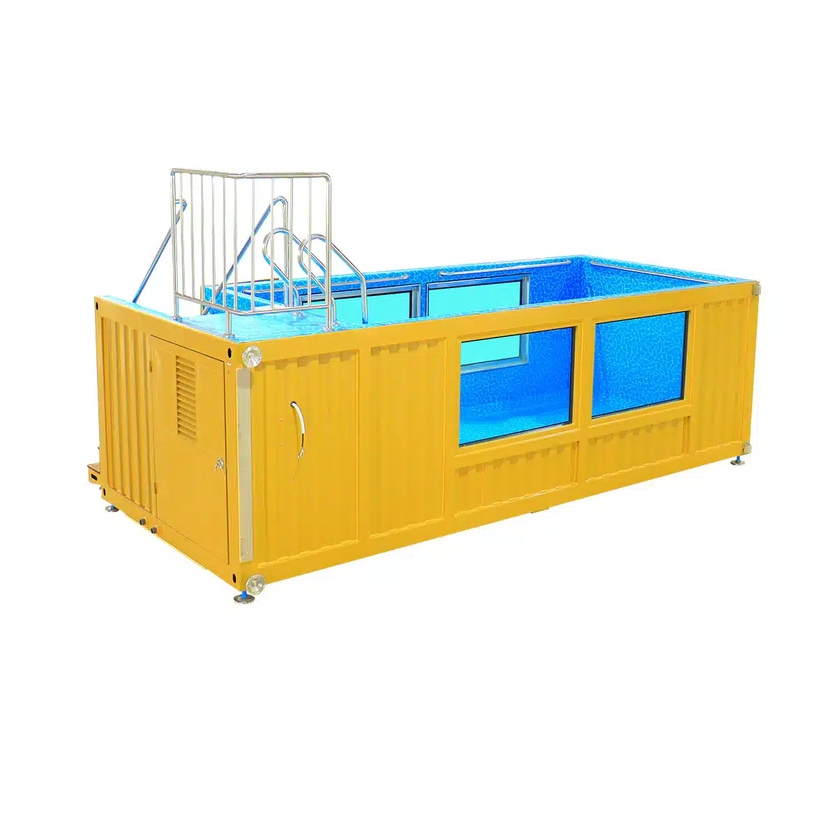 20ft luxury container swimming pool with glass viewing panel 20ft luxury container swimming pool with glass viewing panel