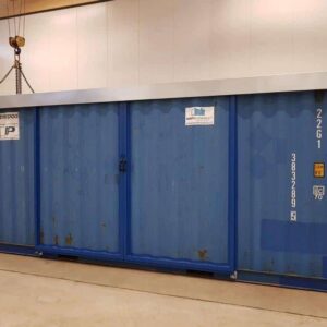 20ft high cube container (9′ 6″ high) suitable for ibc storage sliding door