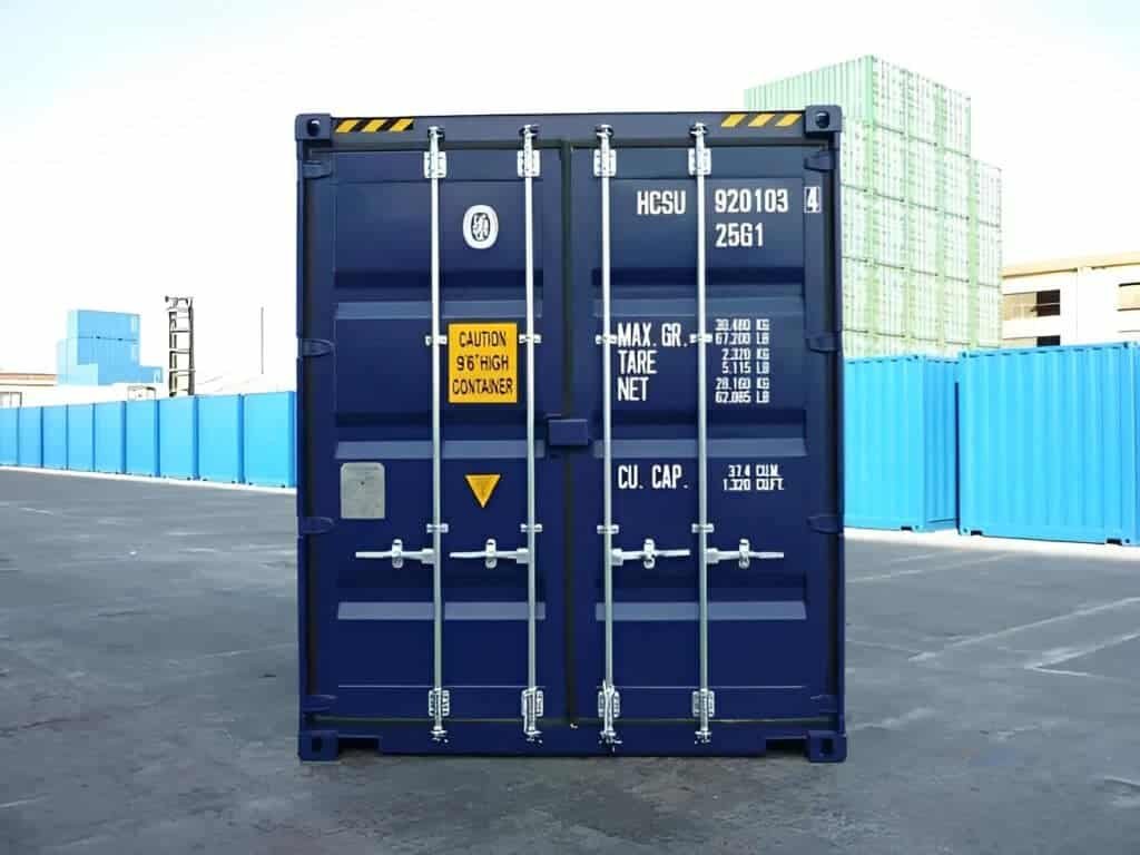 20ft high cube container – one trip (9ft 6′ high) 20ft high cube container – one trip (9ft 6′ high)