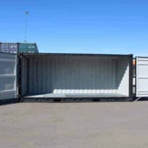 20ft high cube shipping container – side opening hazardous waste storage (one trip, 9ft 6in high, usa delivery)
