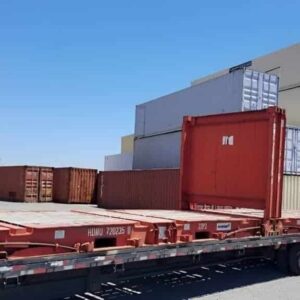 20ft x 8ft used flat rack shipping containers
