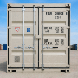 20ft white shipping container for sale – new one trip iso certified