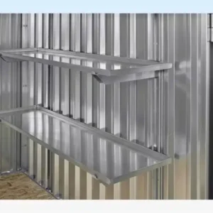3m x 2.1m flat pack storage container – galvanised
