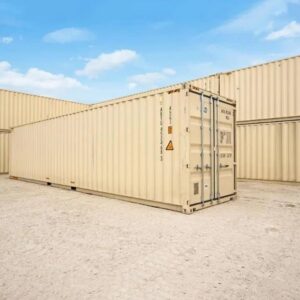 40′ high cube new 1 trip double door steel shipping container