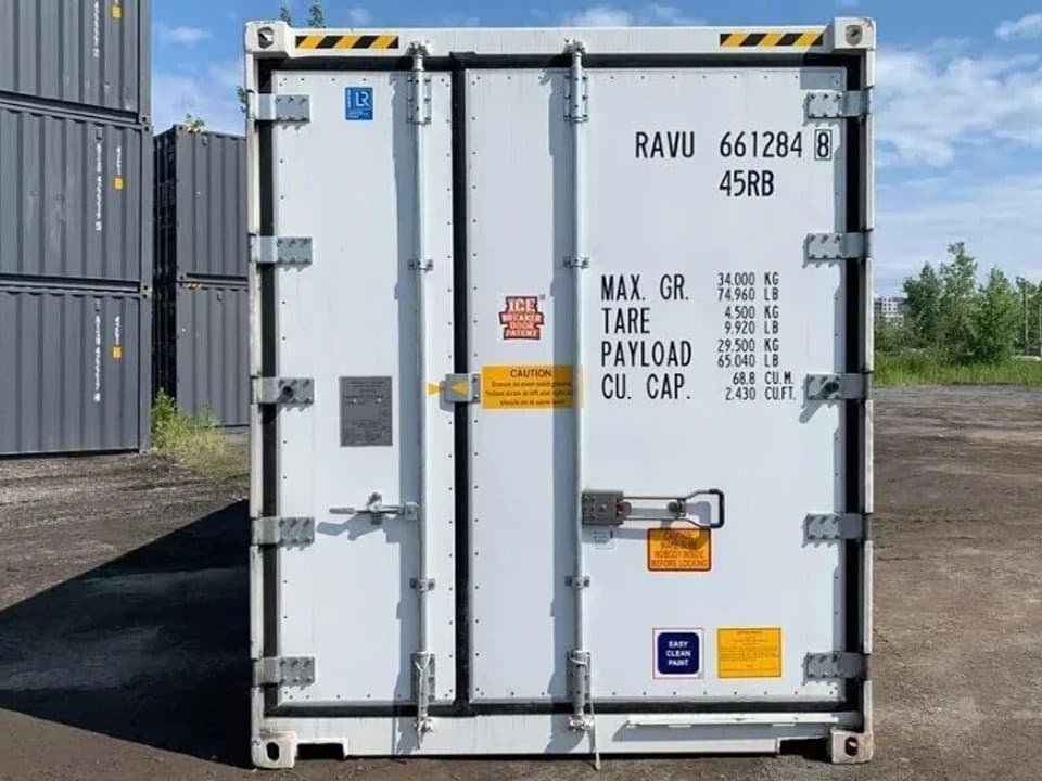 40ft high cube reefer container – refrigerated shipping 40ft high cube reefer container – refrigerated shipping