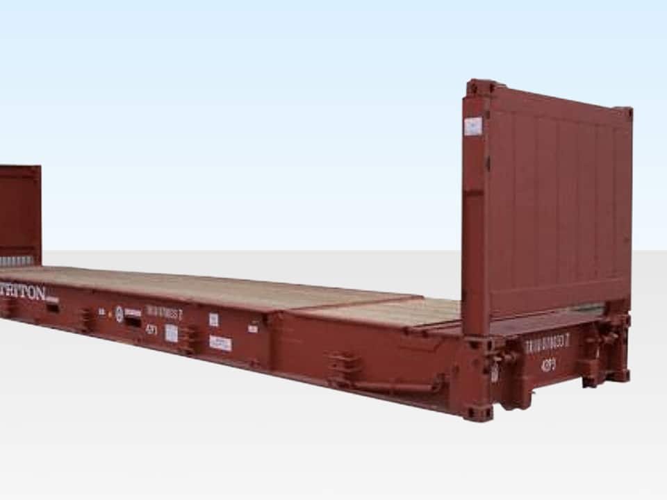40ft x 8ft used container flat racks 40ft x 8ft used container flat racks