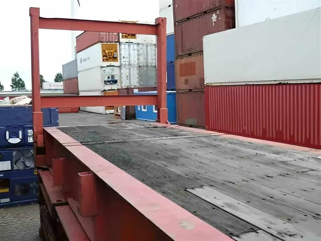 40ft x 8ft used flat rack shipping container 40ft x 8ft used flat rack shipping container