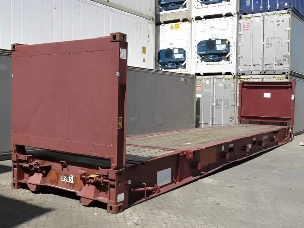 40ft x 8ft used flat rack shipping container 40ft x 8ft used flat rack shipping container