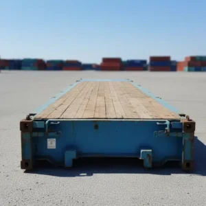 40ft used flat rack shipping container for sale