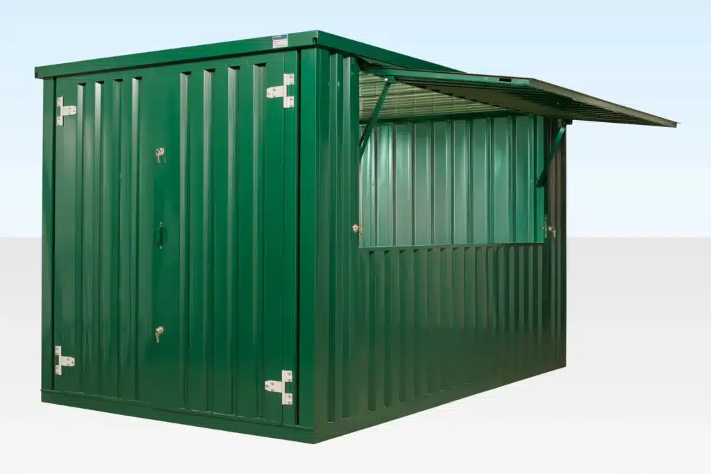 4m flat pack kiosk 4m flat pack kiosk