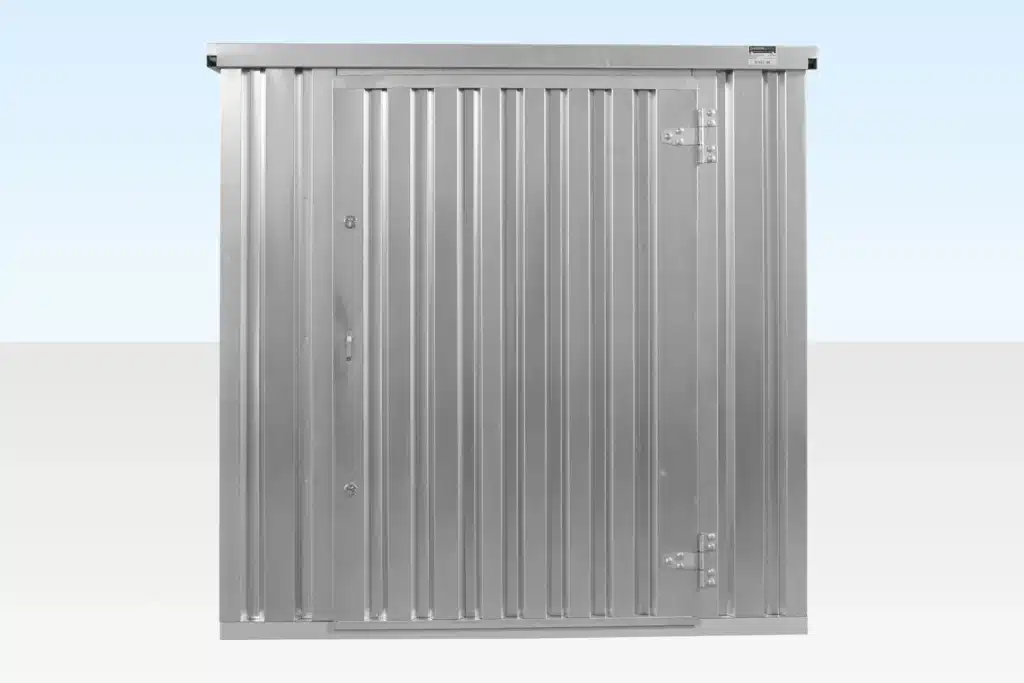 4m x 2.1m flat pack container store – galvanised 4m x 2.1m flat pack container store – galvanised