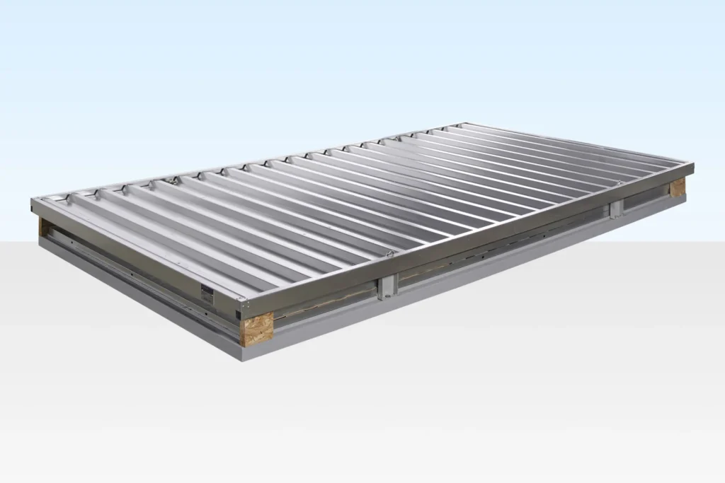 4m x 2.1m flat pack container store – galvanised 4m x 2.1m flat pack container store – galvanised