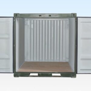 8ft one trip shipping container (green)