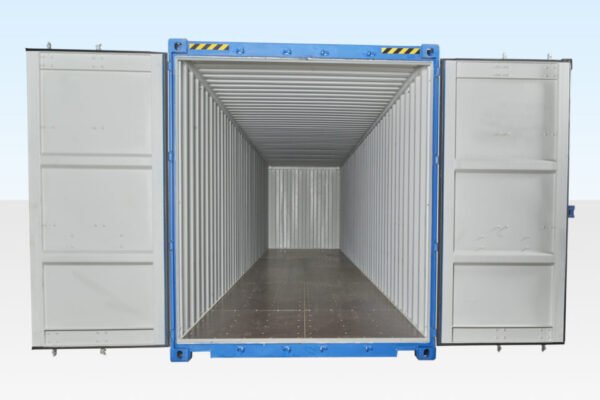 40ft high cube container – one trip (9ft 6″ high) 40ft high cube container – one trip (9ft 6″ high)