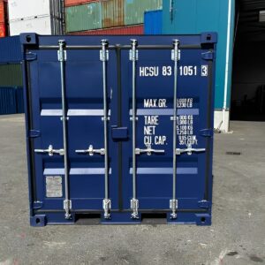 10ft blue one trip shipping container for sale – iso certified