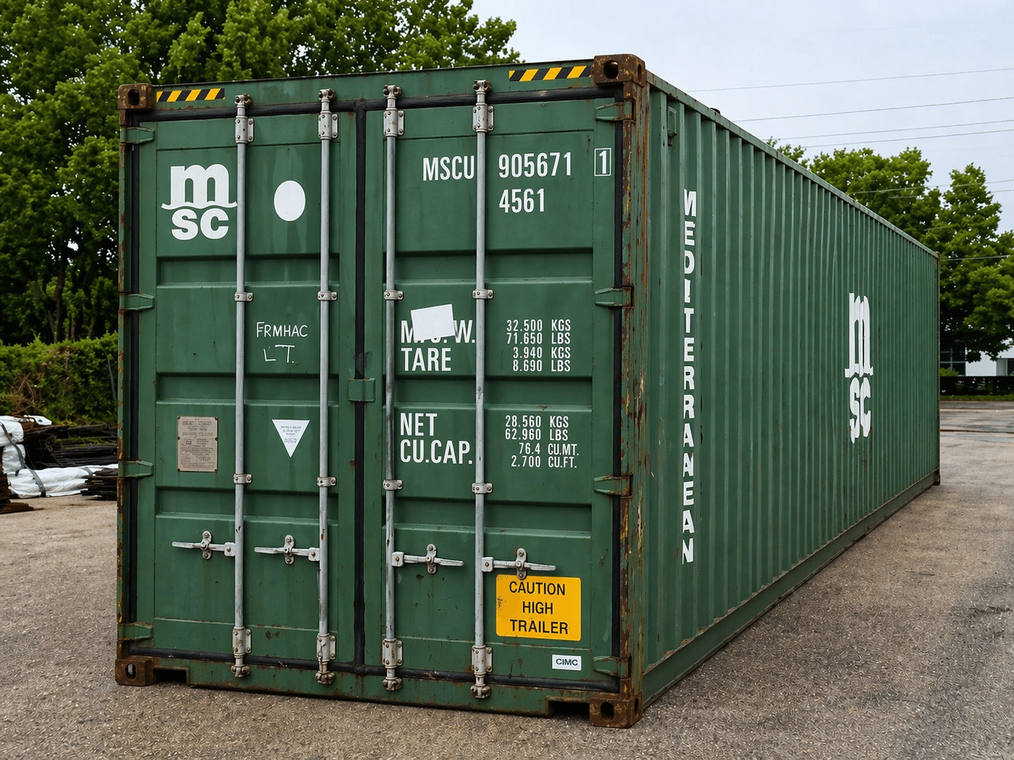 40ft hc used wind and watertight shipping container – yellow or green 40ft hc used wind and watertight shipping container – yellow or green