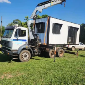 custom 20ft shipping container home with water tank