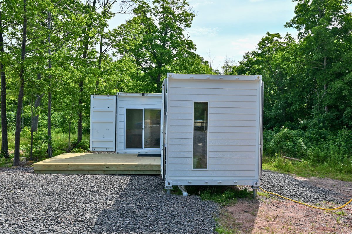 luxury 2 bedroom shipping container home | 40ft + 20ft modern container house | the fulton luxury 2 bedroom shipping container home | 40ft + 20ft modern container house | the fulton