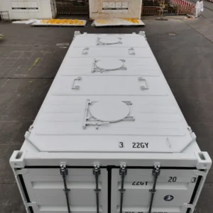 20ft dry intermediate bulk storage top loading shipping container