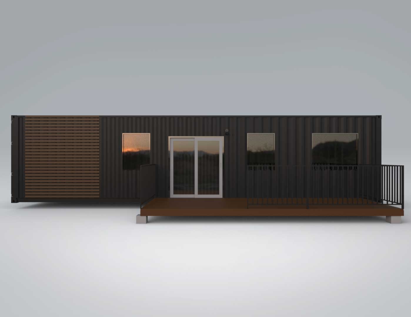 40ft kennedy luxury container home | 1 bed 1 bath prefab shipping container house 40ft kennedy luxury container home | 1 bed 1 bath prefab shipping container house