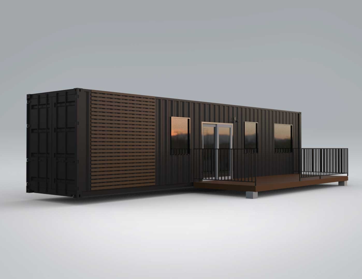 40ft kennedy luxury container home | 1 bed 1 bath prefab shipping container house 40ft kennedy luxury container home | 1 bed 1 bath prefab shipping container house