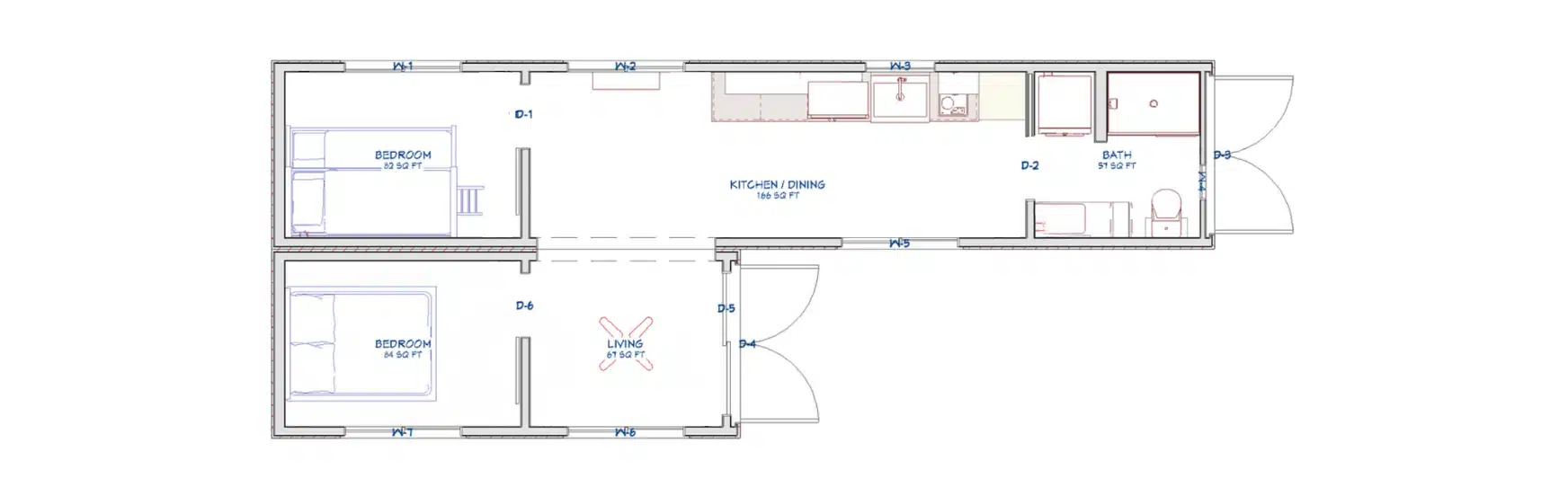 luxury 2 bedroom shipping container home | 40ft + 20ft modern container house | the fulton luxury 2 bedroom shipping container home | 40ft + 20ft modern container house | the fulton
