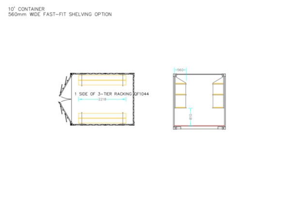 fastfit three tier racking (single bay) fastfit three tier racking (single bay)