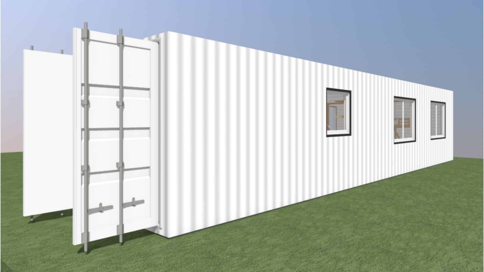 luxury 2 bedroom shipping container home | 40ft + 20ft modern container house | the fulton luxury 2 bedroom shipping container home | 40ft + 20ft modern container house | the fulton
