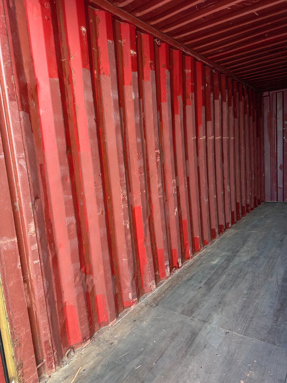 used 20ft conex shipping / storage container – yellow/gold – priced to sell! used 20ft conex shipping / storage container – yellow/gold – priced to sell!