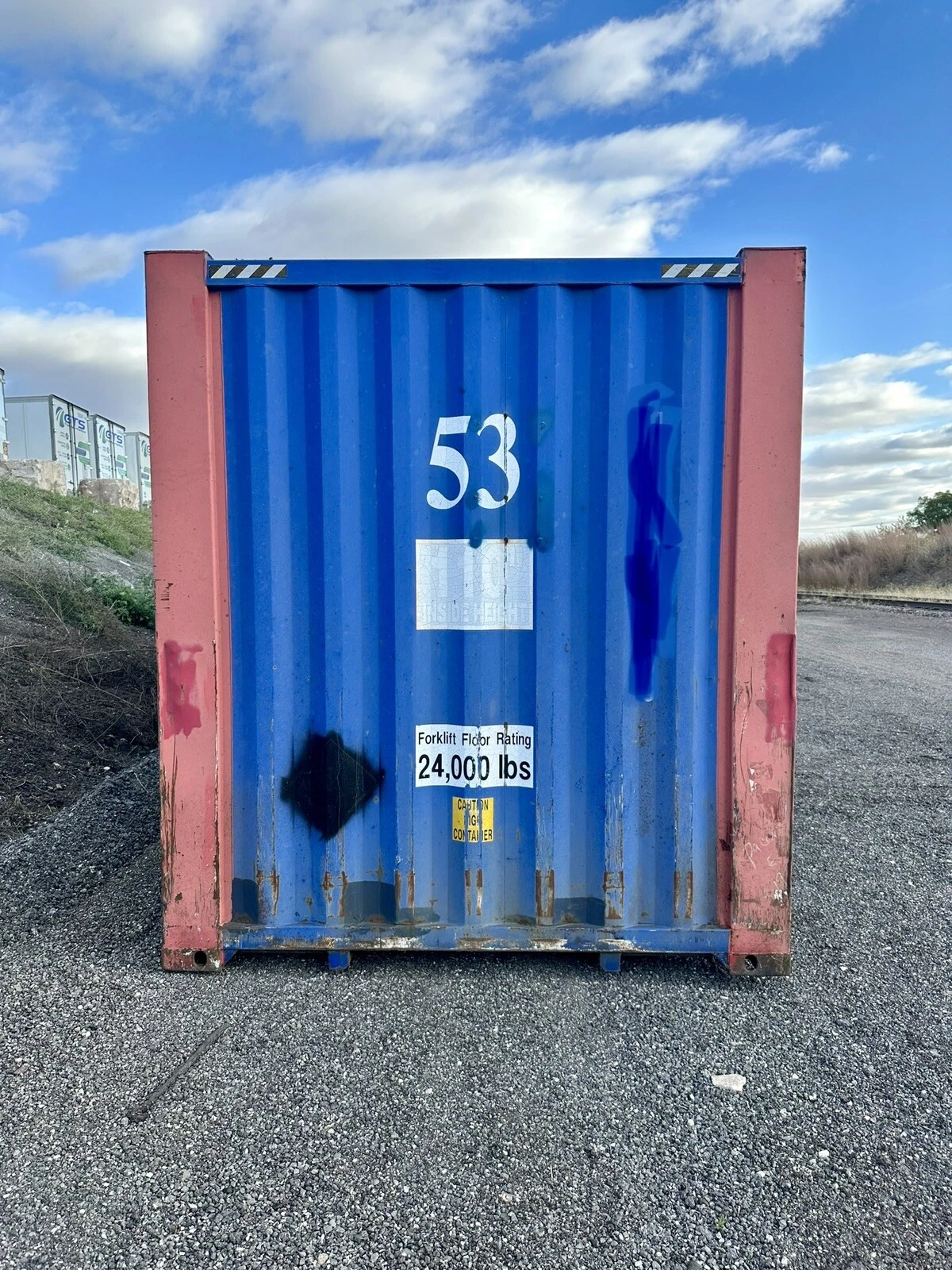 53′ high cube steel shipping container 53′ high cube steel shipping container