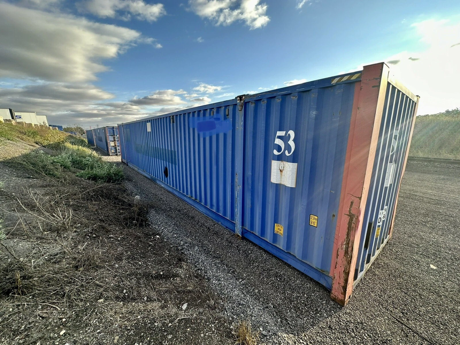 53′ high cube steel shipping container 53′ high cube steel shipping container