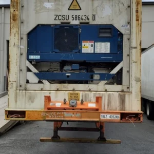40ft hc reefer container–wind & water tight, non working for sale