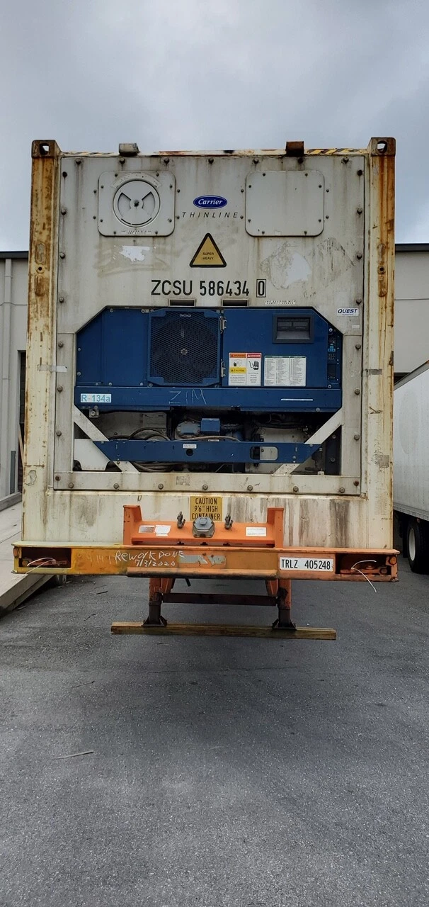 40ft hc reefer container–wind & water tight, non working for sale 40ft hc reefer container–wind & water tight, non working for sale